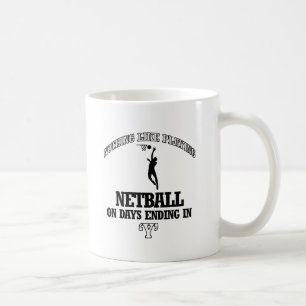 Taza De Café Diseños del NETBALL