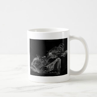 Taza De Café diseños del sostenido. bikeonblack del carretera