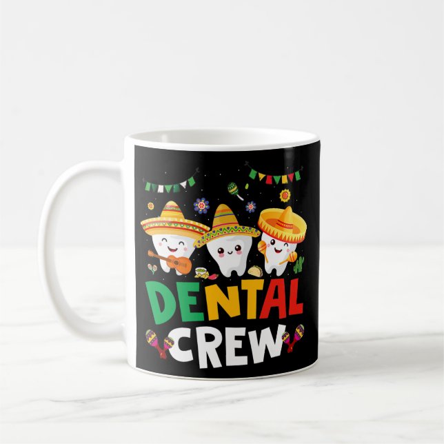 Taza De Café Diseños Didentarios Dientes Dentistas Escuadrón De (Izquierda)
