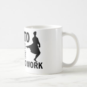 Taza De Café Diseños escoceses del baile de la montaña