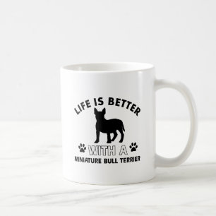 Taza De Café Diseños miniatura de bull terrier