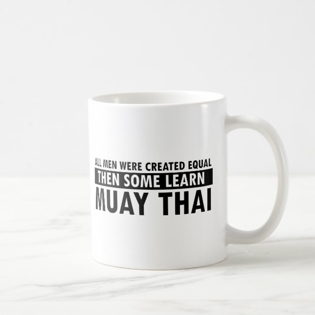 Taza De Café Diseños tailandeses de Muay (Derecha)