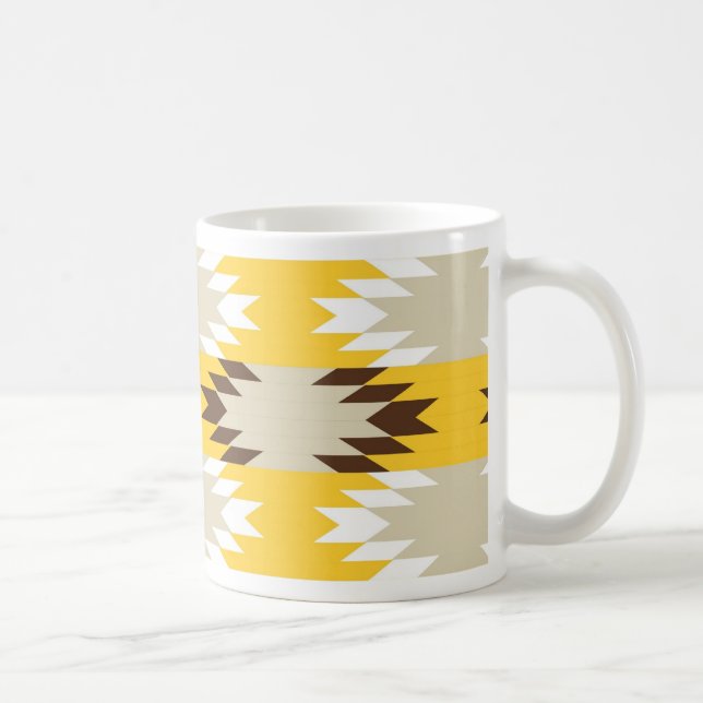 Taza De Café Diseños tribales aztecas del nativo americano de (Derecha)