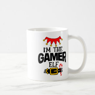 Taza De Café Disfraces de familia de Navidad divertidos soy el