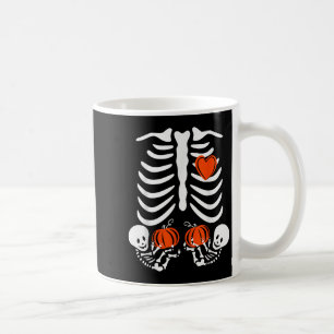 Taza De Café Disfraces de gemelos embarazadas de Halloween para
