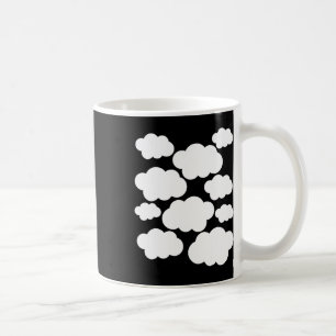 Taza De Café Disfraces de Halloween con nubes blancas