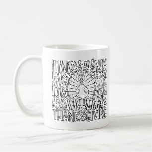 Taza De Café Disfraces de tipografía tambalea Turquía Acción de