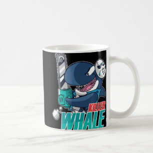 Taza De Café Disfraz de ballena asesina de Chainsaw Divertido O
