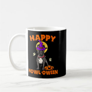 Taza De Café Disfraz de bruja de Bulldog Francés Negro Amante d