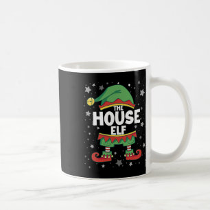 Taza De Café Disfraz de elfo de casa a juego para familia Navid