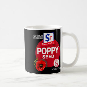 Taza De Café Disfraz de especia de Halloween de semilla de amap