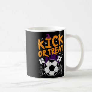 Taza De Café Disfraz de fútbol de Halloween Patea o Trata Footb