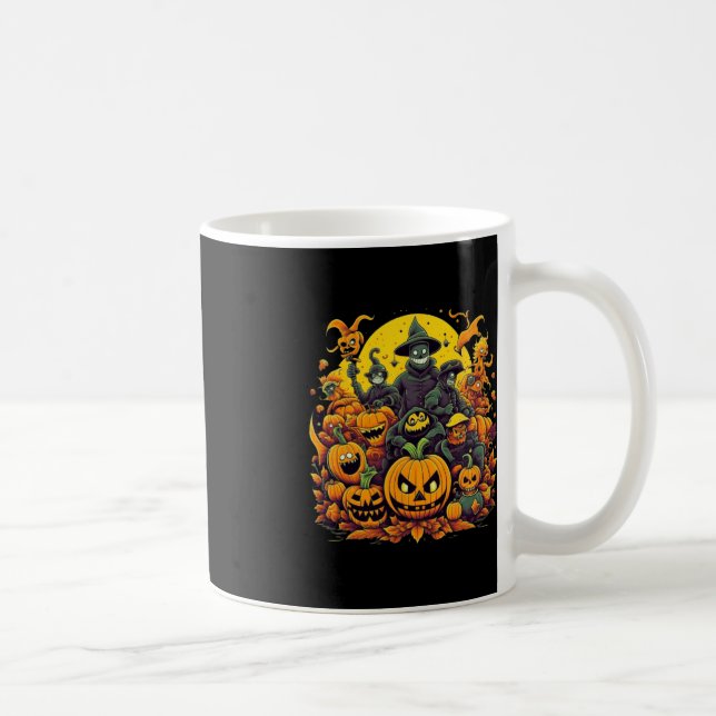 Taza De Café Disfraz de Halloween de Halloween (Derecha)