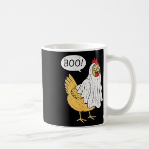Taza De Café Disfraz de Halloween de Pollo Boo para niños y ado