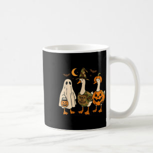 Taza De Café Disfraz de Halloween Funny Duck Boo Pato Pato 