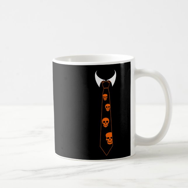 Taza De Café Disfraz de Halloween Necktie (Derecha)