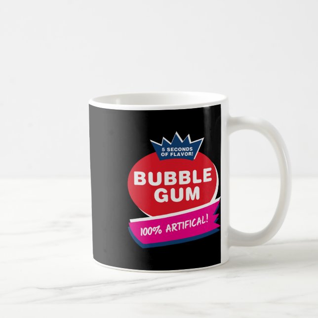Taza De Café Disfraz de la goma rosa divertida de halloween (Derecha)