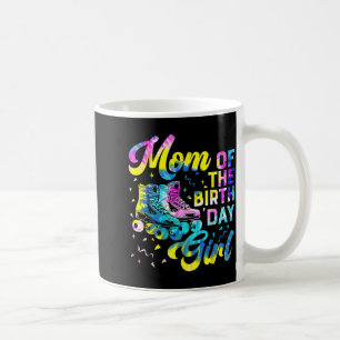 Taza De Café Disfraz de mamá de la niña de cumpleaños patines d