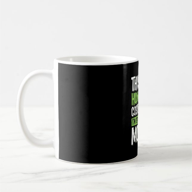 Taza De Café Disfraz de mono divertido vector de Halloween (Izquierda)