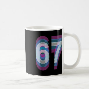 Taza De Café Disfraz de pareja 67 Seis Siete Meme Divertido 