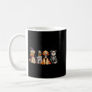 Taza De Café Disfraz De Perro Fantasma Divertido Para Mujer