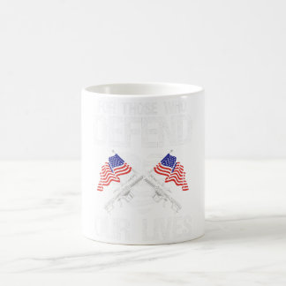 Taza De Café Disfraz de soldado adulto que defiende nuestra vid