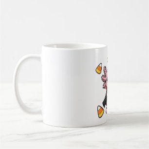 Taza De Café Disfraz de vampiro de Axolotl Arte lindo de Hallow