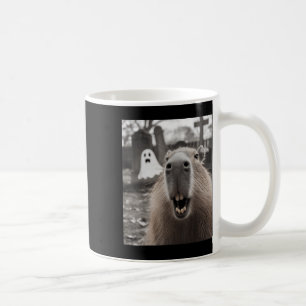 Taza De Café Disfraz divertido de fantasma de capibara para Hal