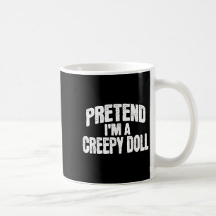 Taza De Café Disfraz divertido de Halloween Pretendo ser una mu
