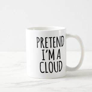 Taza De Café Disfraz holgazán divertido de Halloween - Nube Reg