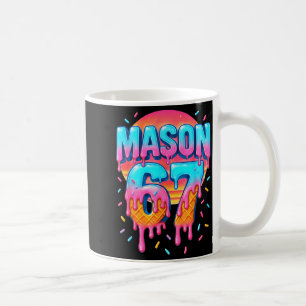 Taza De Café Disfraz Mason 67 Helado Béisbol Goteo 6 7 Meme 