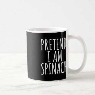 Taza De Café Disfraz perezoso de Halloween pretender que soy es