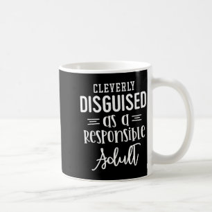Taza De Café Disfrazado como un adulto responsable, citas diver