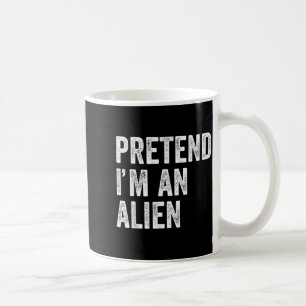 Taza De Café Disfrázate de un Alien divertido para Halloween