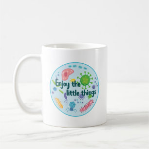 Taza De Café Disfruta de la divertida biología de las pequeñas 