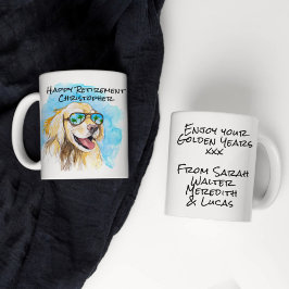 Taza De Café Disfruta de tus divertidos años de oro Pun feliz r