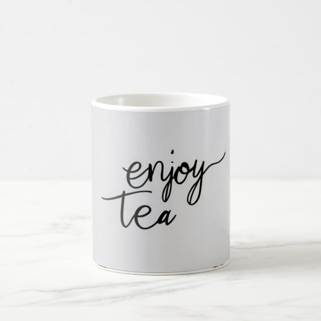 Taza De Café Disfruta del té con café Mug (Centro)