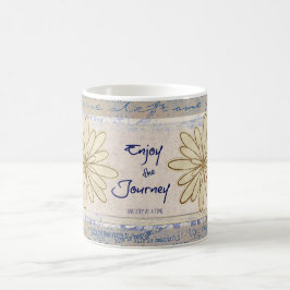 Taza De Café Disfruta del viaje; una cita paso a paso
