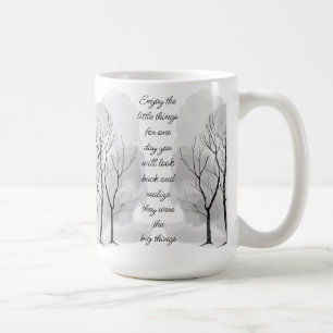 Taza De Café Disfruta las pequeñas cosas cita inspiradora de la