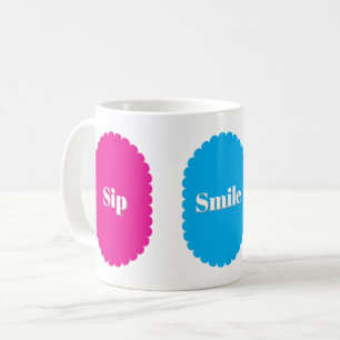 Taza De Café Disfruta Sonríe Repite Diversión Dopamina