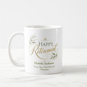 Taza De Café Disfruta Tu Merecida Jubilación Personalizada 