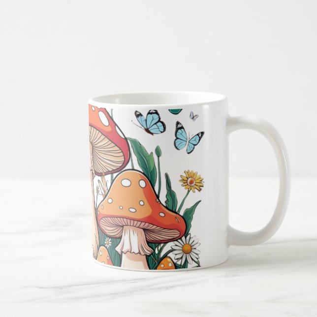 Taza De Café disfrutando de la belleza de la vida mug (Derecha)