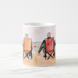 Taza De Café Disfrutando del atardecer