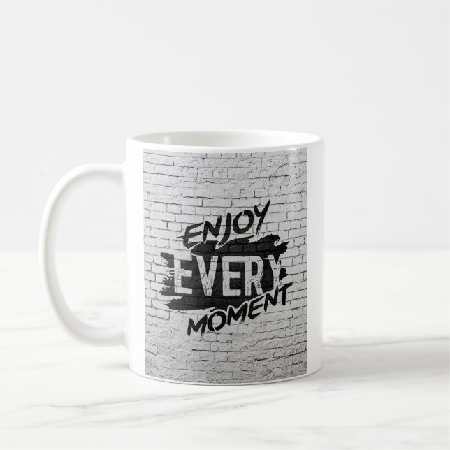 Taza De Café Disfrutar cada momento (Izquierda)