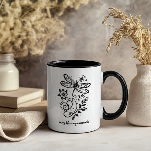 Taza De Café Disfrutar de los momentos mágicos de la vida