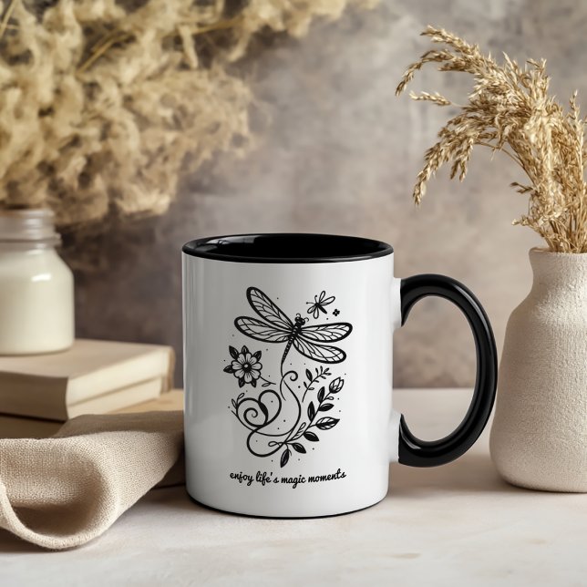 Taza De Café Disfrutar de los momentos mágicos de la vida (Subido por el creador)