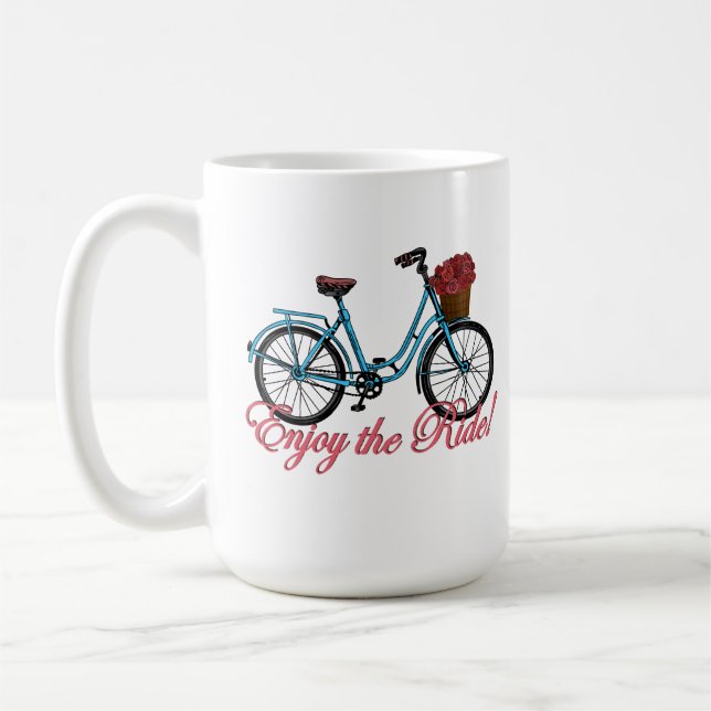 Taza De Café Disfrute De La Bicicleta Ride Cute (Izquierda)