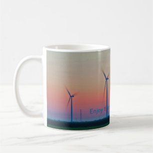 Taza De Café Disfrute de la salida del sol