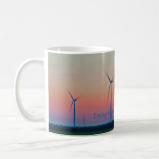 Taza De Café Disfrute de la salida del sol