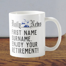 Taza De Café Disfrute de su jubilación: